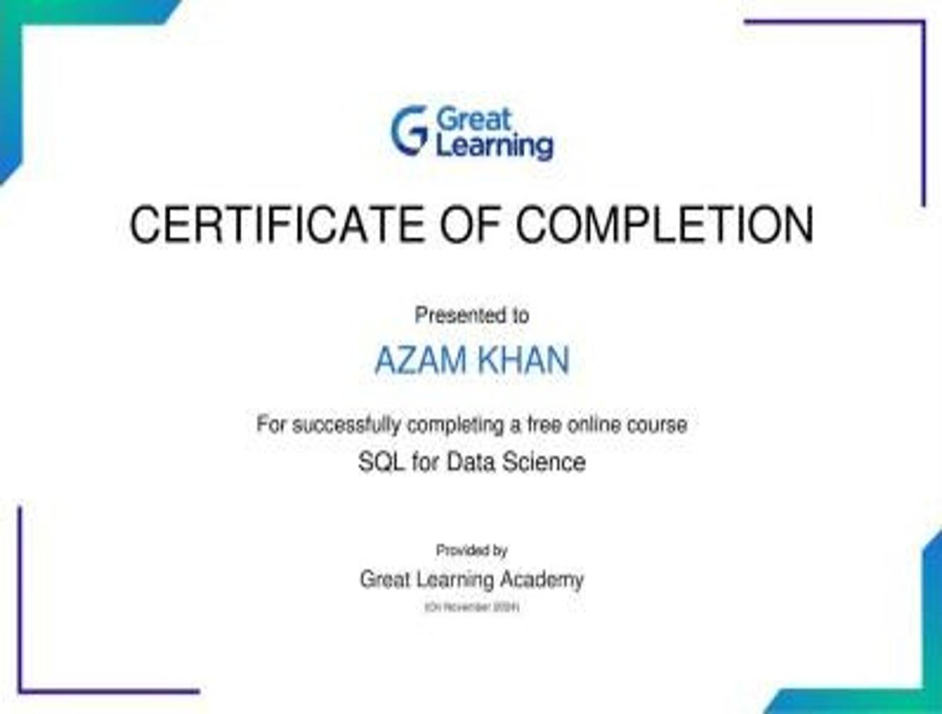  Certification